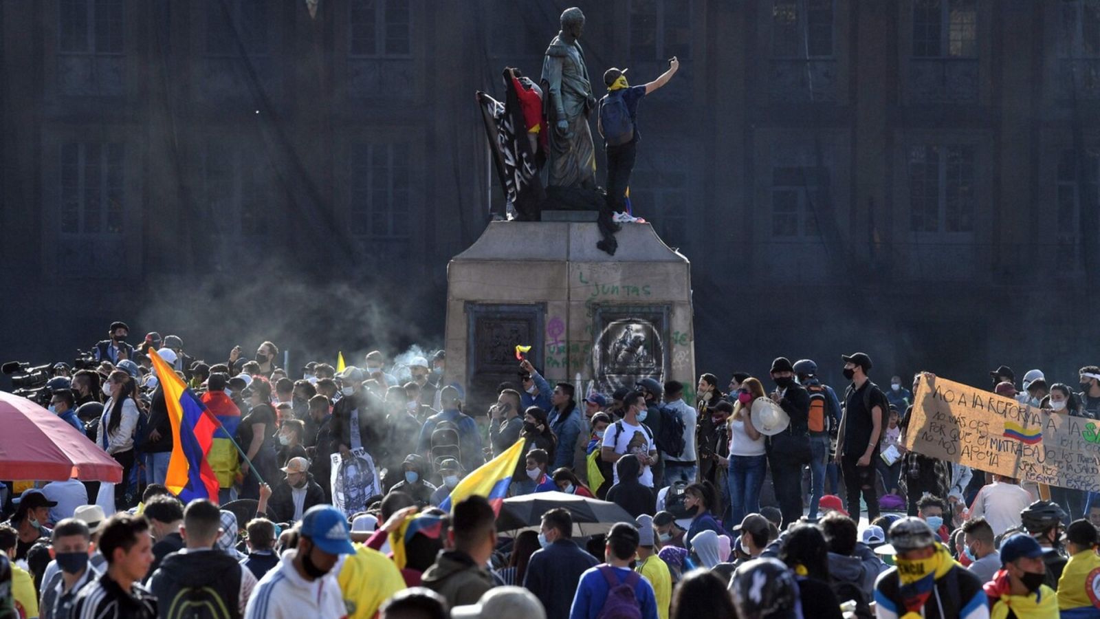 Segunda jornada de paro nacional en Colombia