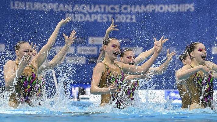 Natación - Campeonato de Europa. Final Combo libre