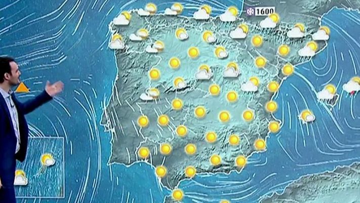 El tiempo - Las temperaturas suben en el interior del oeste peninsular y bajan en el noreste y Baleares
