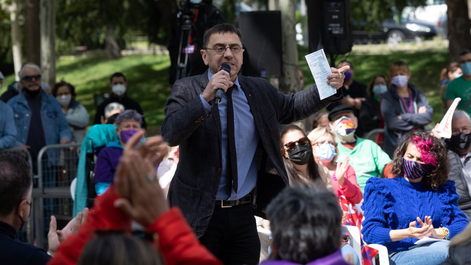 Monedero hace balance del legado del 15M: "Ha cambiado cosas espectaculares de las que no nos damos cuenta"