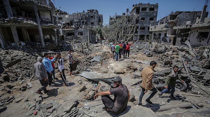 Telediario 1 - Israel lanza una gran ofensiva de bombardeos sobre Gaza