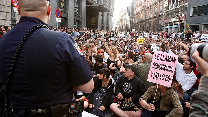 Telediario 1 - 10 años del 15M: Así fue el movimiento 'indignado'