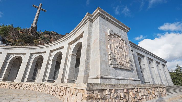 Telediario 1 - Arqueólogos del CSIC descubren en el Valle de los Caídos las chabolas en las que vivían los presos que lo construyeron