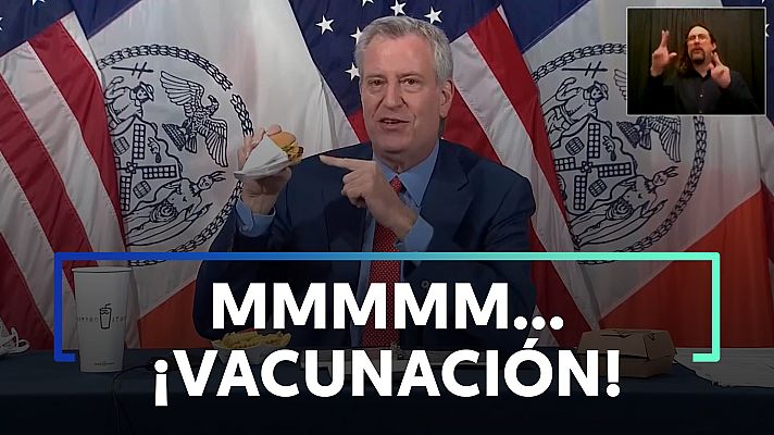 Modo Digital - El alcalde de Nueva York fomenta con hamburguesas gratis la vacunación