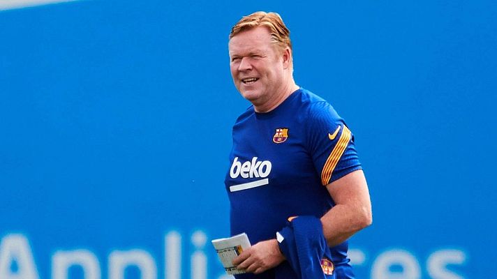 Telediario 1 - Koeman quiere quedarse en el Barça
