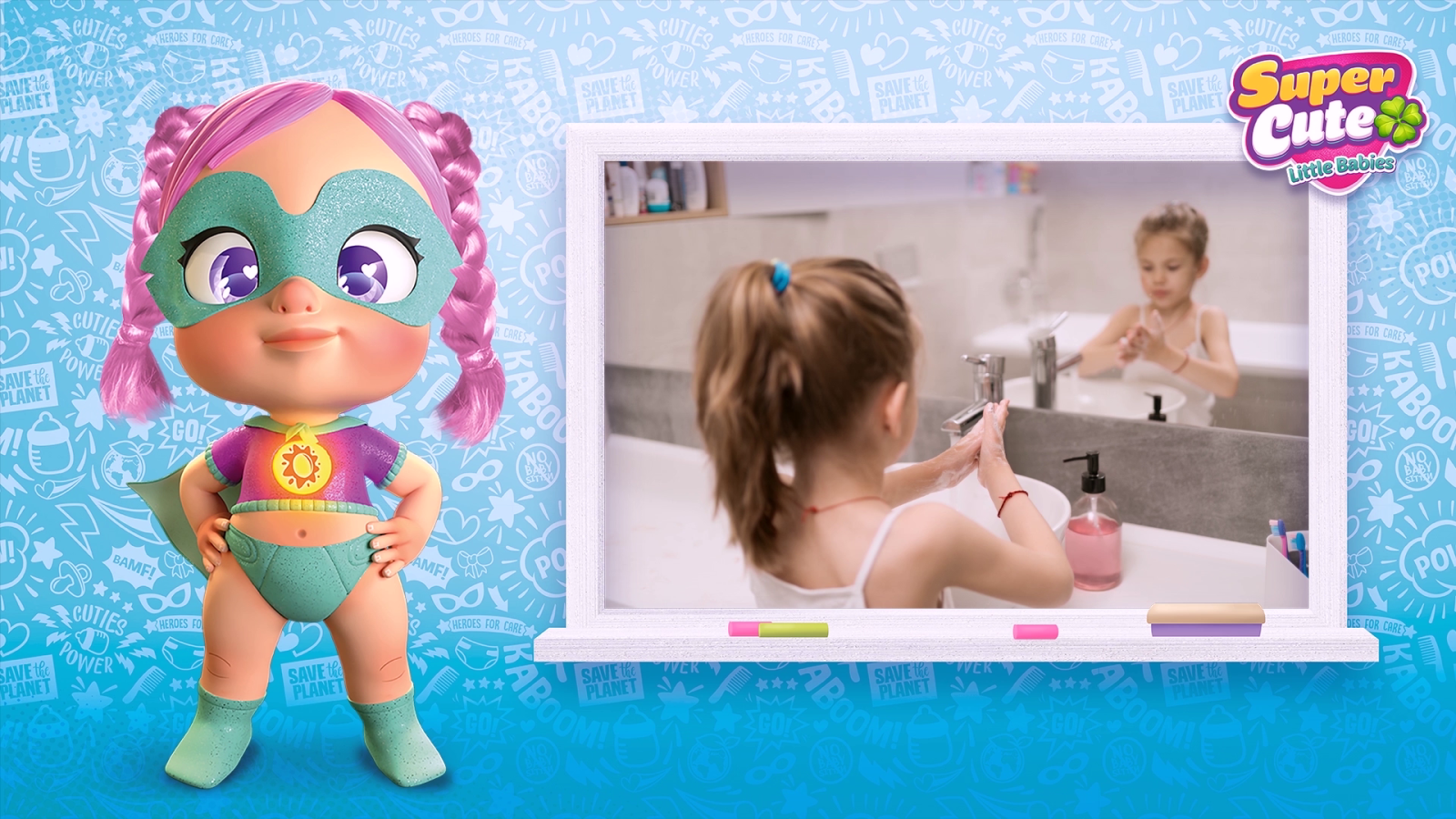 Super Cute - Eco-Consejo 4 - Lávate las manos  - RTVE.es - Super Cute | Ver