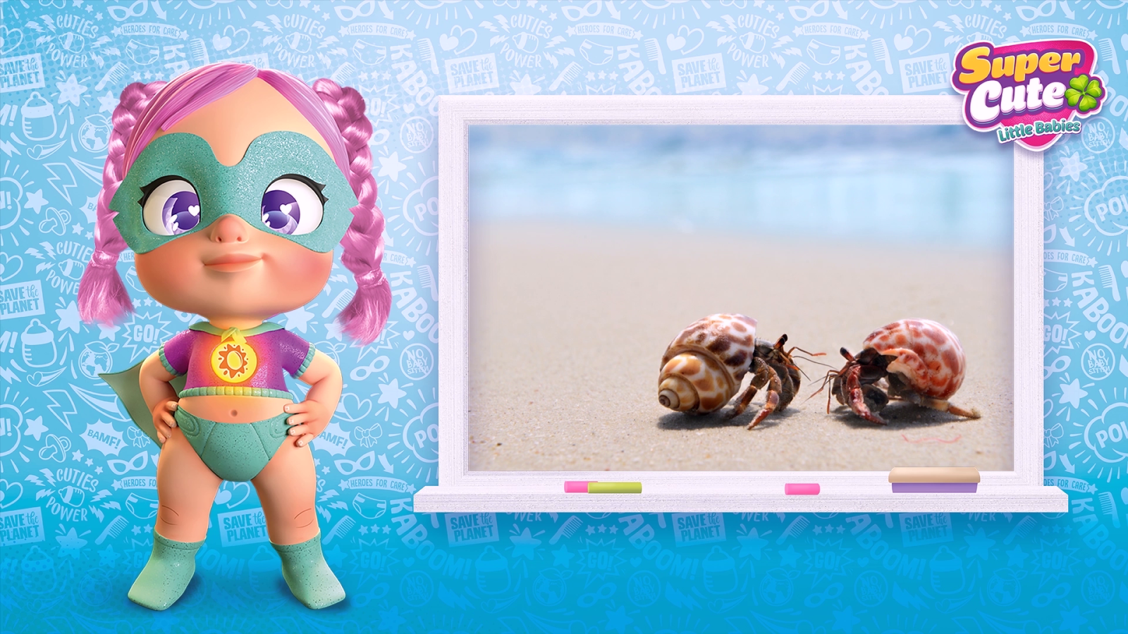Super Cute - Eco-Consejo 5 - No te lleves las conchas de la playa - RTVE.es - Super Cute | Ver