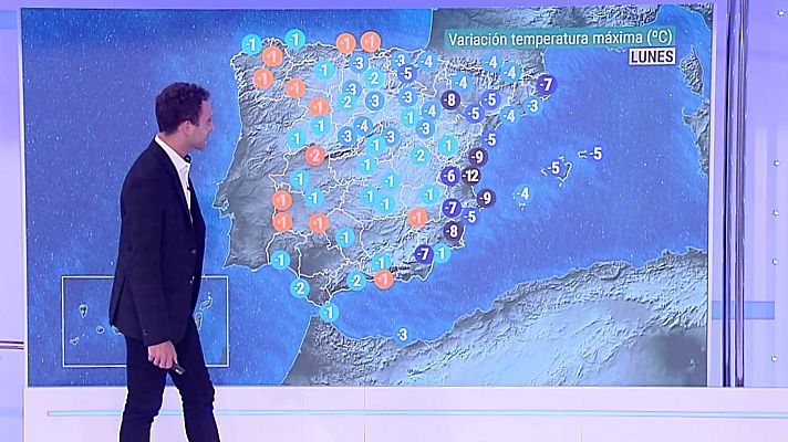 El tiempo - Temperaturas significativamente altas en el tercio sur peninsular y el área mediterránea. Intervalos de viento fuerte en Canarias
