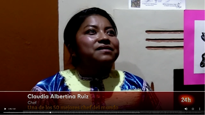 RTVE Igualdad - Primera indígena mexicana elegida entre los 50 chef más prometedores del mundo
