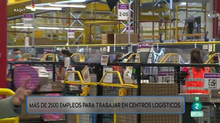 Aquí hay trabajo - 2.500 empleos en Amazon