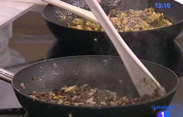 RTVE Cocina - Revuelto de huevo con morcilla