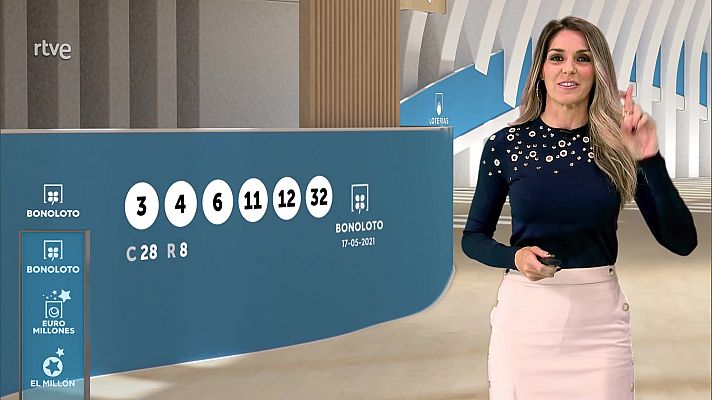 Loterías - Sorteo de la Bonoloto del 17/05/2021