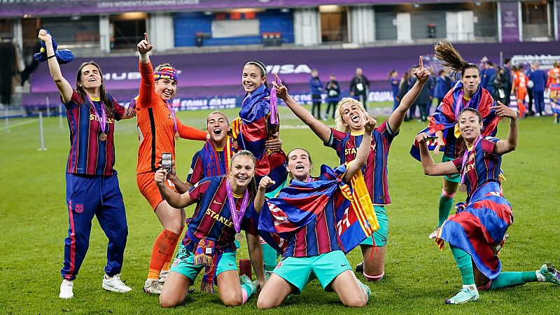 La Champions culé, último logro del fútbol femenino español | Ver