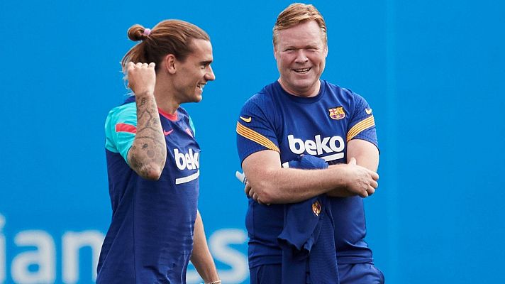 Telediario 1 - El Barça prepara su futuro con Koeman en el aire