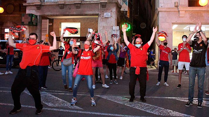 Telediario 1 - Mallorca celebra su vuelta a Primera un año después