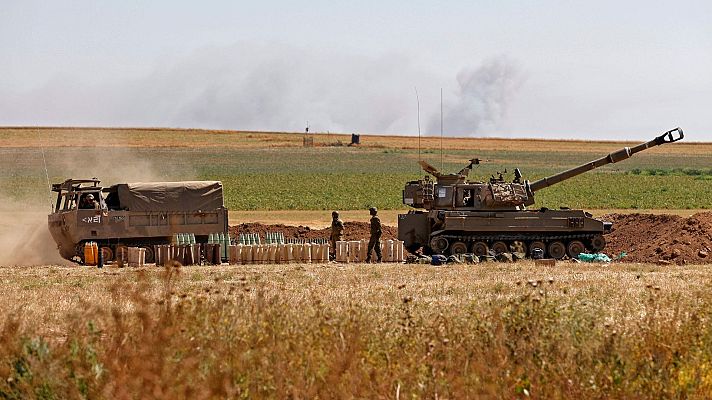 Telediario 1 - Baja la intensidad de los bombardeos en Gaza e Israel