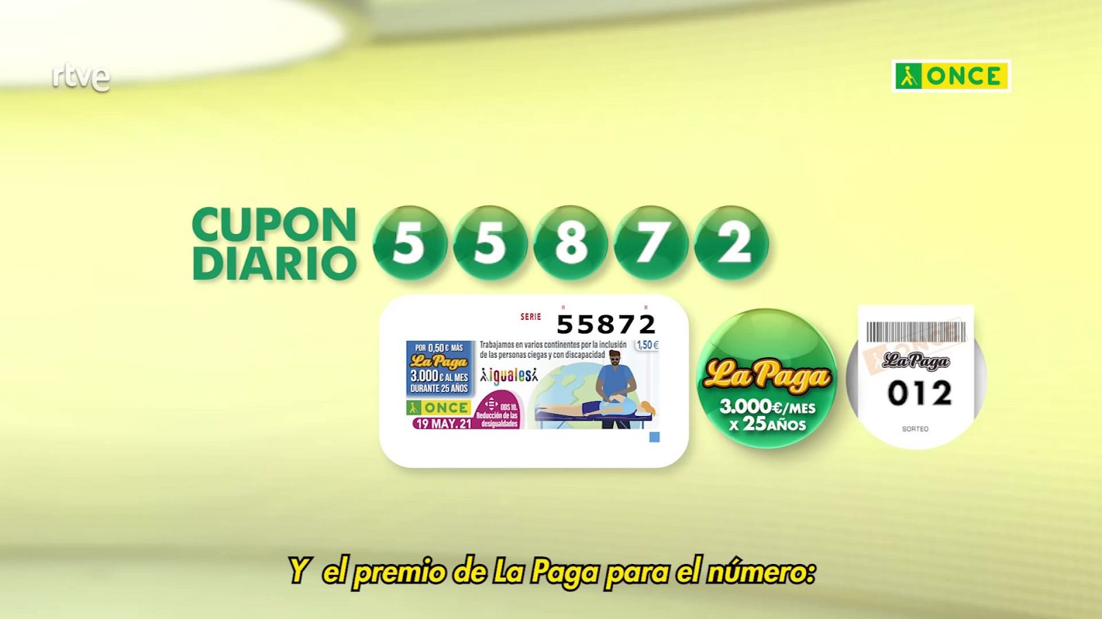 Sorteo ONCE - 19/05/21 - Sorteos ONCE | Ver