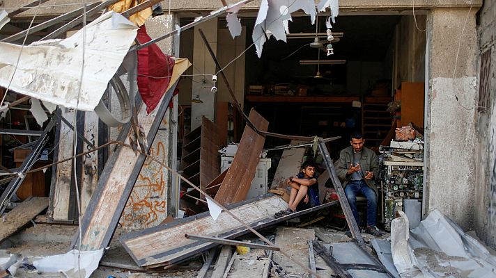 Telediario 1 - Israel continúa bombardeando Gaza