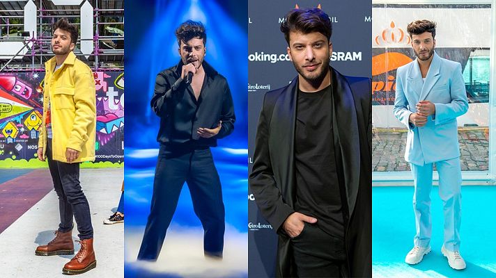 Eurovisión - Las claves del estilismo de Blas Cantó en Eurovisión 2021