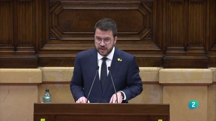 El Vespre - Aragonès invoca la via del referèndum pactat per culminar la independència