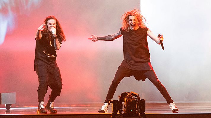 Eurovisión - Finlandia: Blind Channel canta "Dark side" en la segunda sem