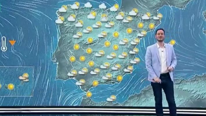 Telediario 1 - La Aemet prevé temperaturas elevadas en Canarias y en Andalucía