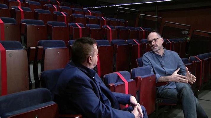 Universo UNED - Teatro La Abadía: Carlos Aladro, su director con J.Romera*