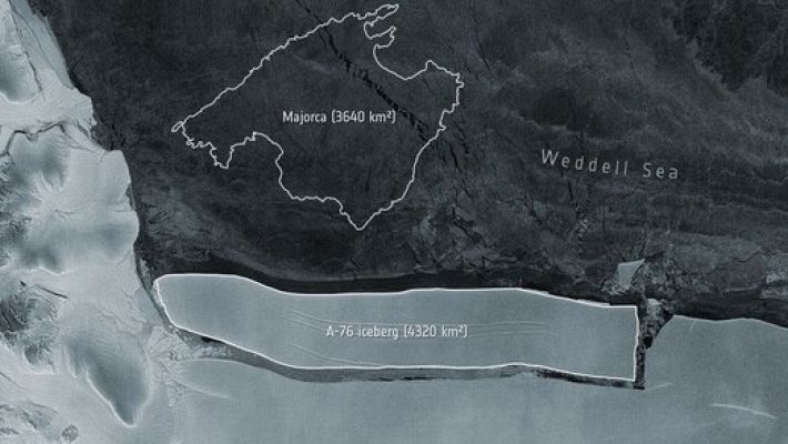 La hora de La 1 - El iceberg más grande del mundo se desprende de la Antártida