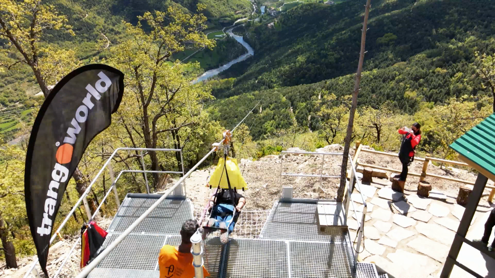 La tirolina más grande de Europa