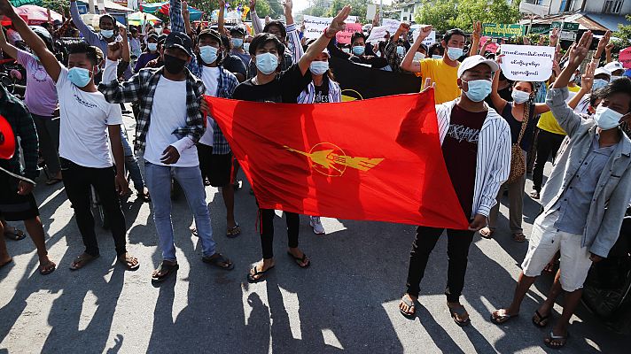 Informativo 24h - La junta militar de Birmania ordena la disolución del partido de Aung San Suu Kyi por fraude