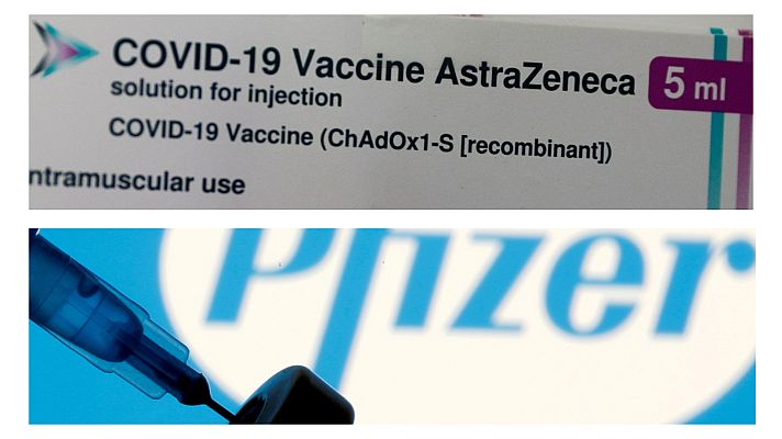 Telediario 1 - Repetir con AstraZeneca o Pfizer: la duda de muchos menores de 60 años