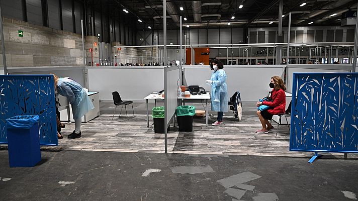 Telediario 1 - El ritmo de vacunación provoca un estancamiento de la pandemia, pero es pronto para descartar posibles aumentos de contagios