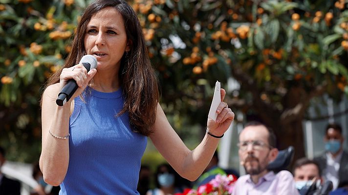 Telediario 1 - Belarra presenta su candidatura para liderar Podemos