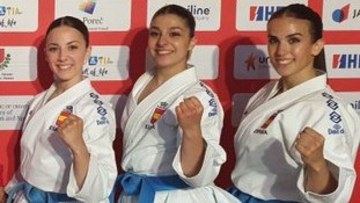 Kárate - El equipo español de kata femenino, plata en el Europeo 2021