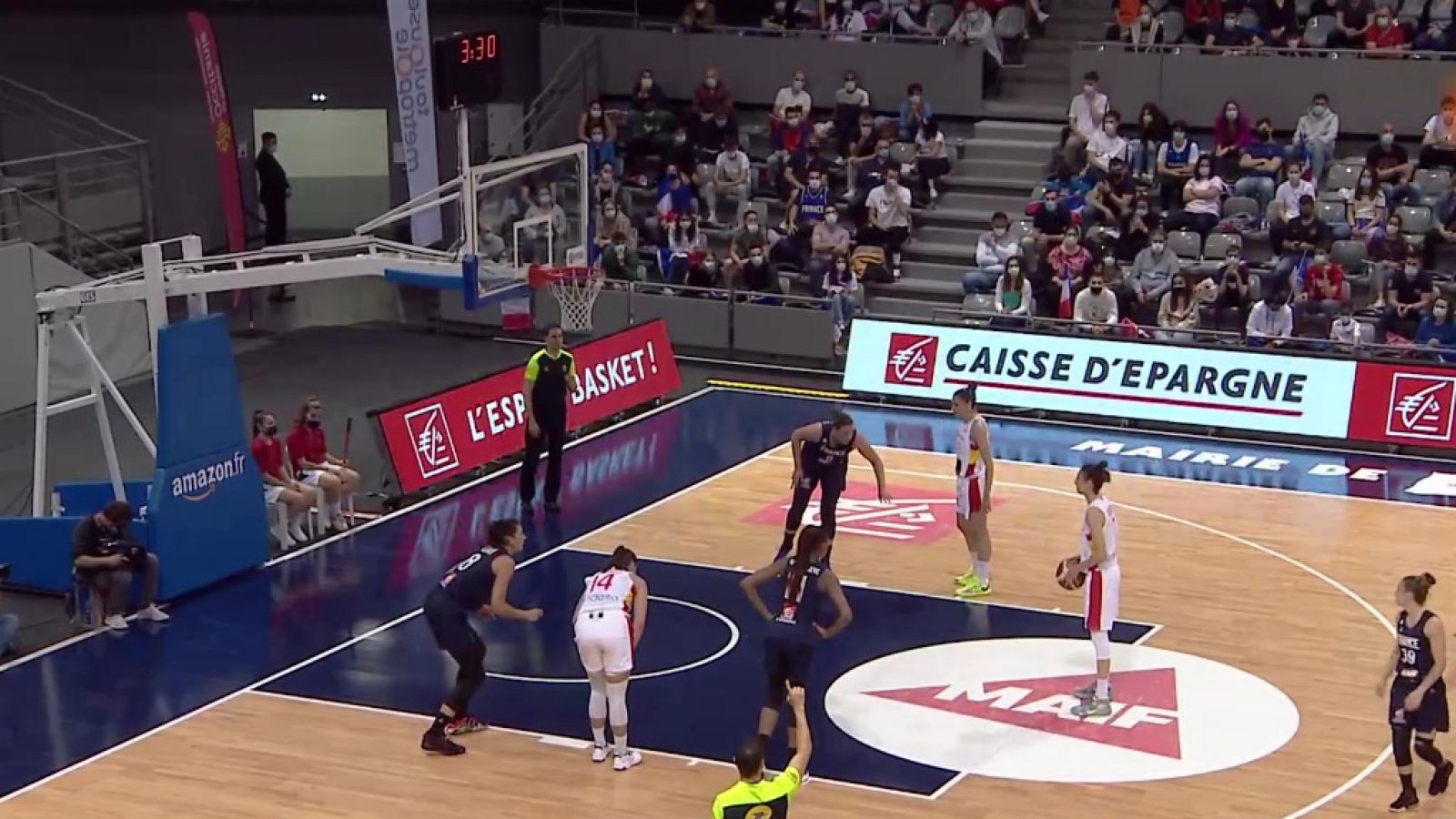 Baloncesto - Gira preparación Eurobasket femenino 2021: Francia - España - ver ahora