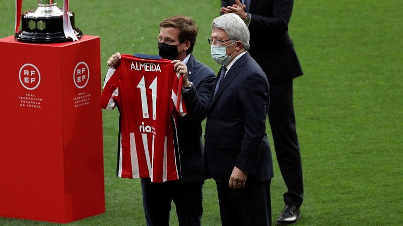 Almeida, a Simeone: "Tú has girado la historia de este club"