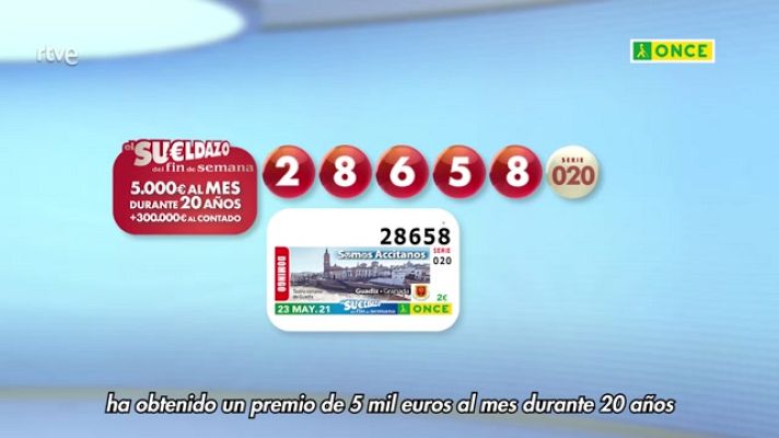 Sorteos ONCE - Sorteo ONCE - 23/05/21