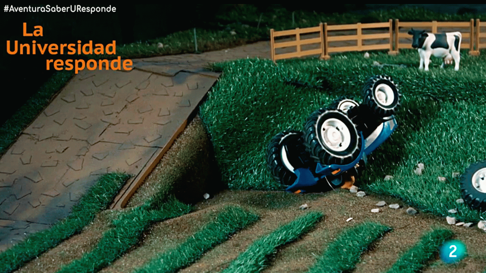 La aventura del saber automatizacion arco antivuelco tractores Politécnica Cartagena Universidad Responde #AventuraSaberUResponde