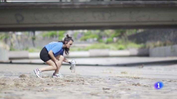 Telecanarias - Wings of the Sea lucha contra la polución de los mares en Tenerife