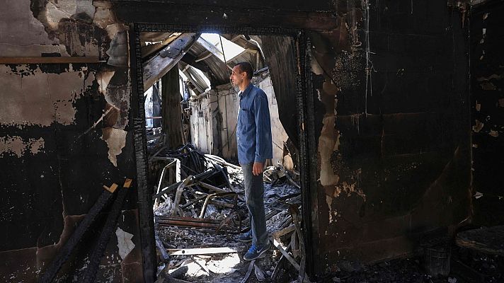 Telediario 1 - Gaza, a la espera de su reconstrucción, con 18.000 viviendas bombardeadas