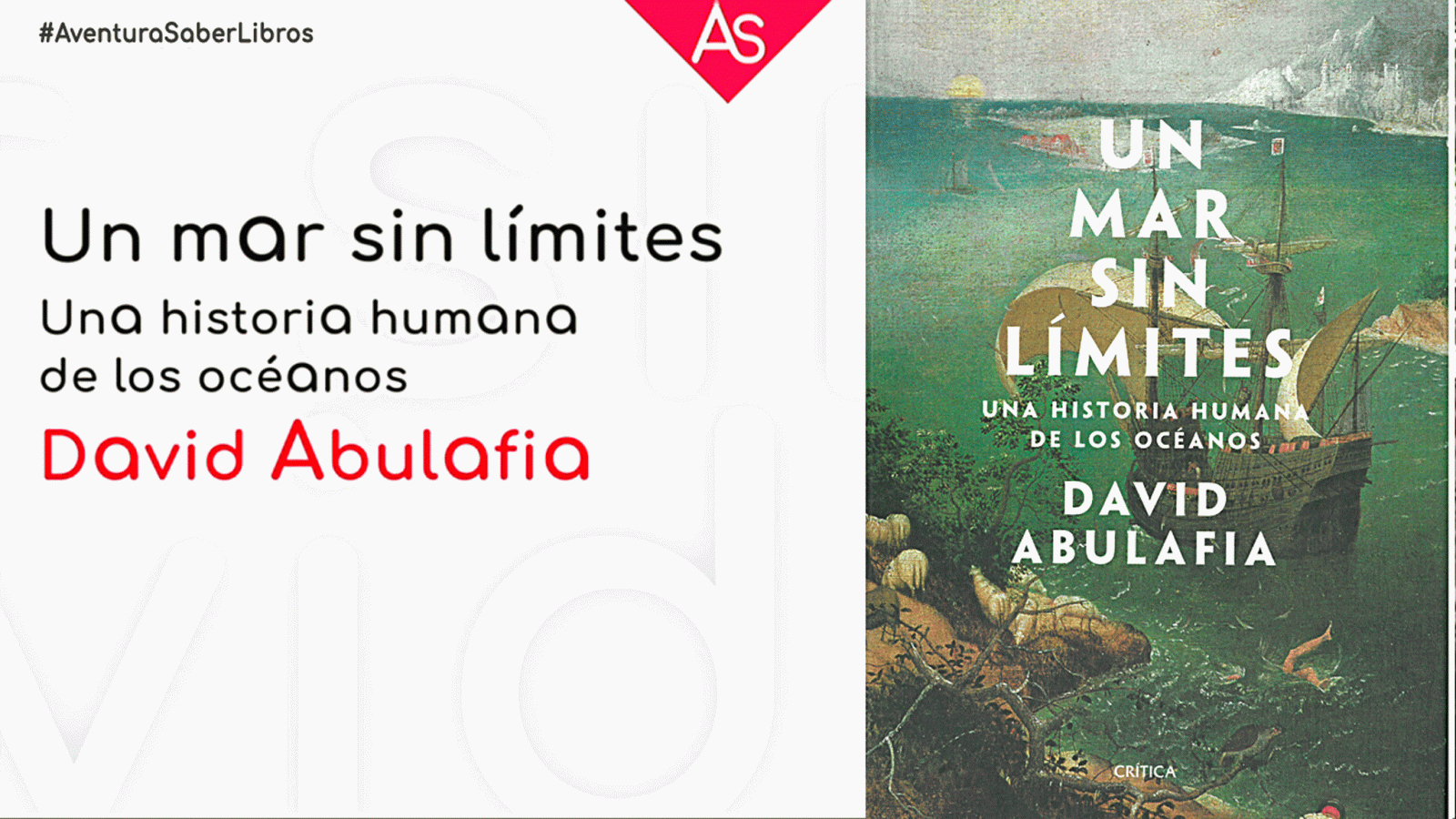 La aventura del saber Un mar sin limites una historia humana de los oceanos historia #AventuraSaberLibros