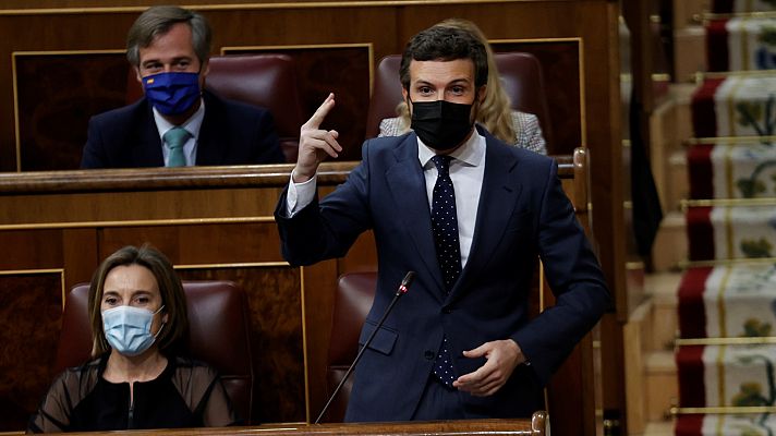 Informativo 24h - Casado califica de "traición" los indultos del 'procés' y Sánchez insiste: "Hay un tiempo para el castigo y otro para la concordia"