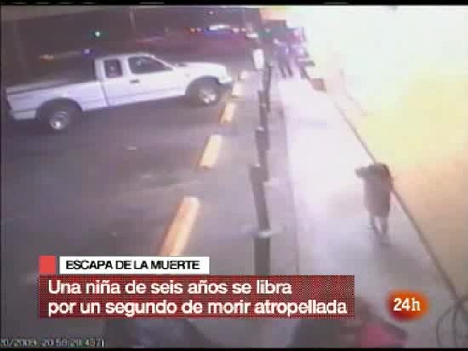 Una niña de 6 años se salva milagrosamente de morir atropellada | Ver