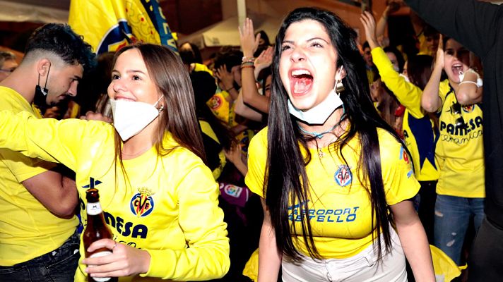 Telediario 1 - El Villarreal celebra la Liga Europa este jueves con recorrido por la ciudad