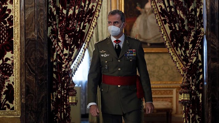 Telediario 1 - Baja el gasto de la Casa Real en 2020 al reducir su actividad y eliminar la retribución al rey Juan Carlos