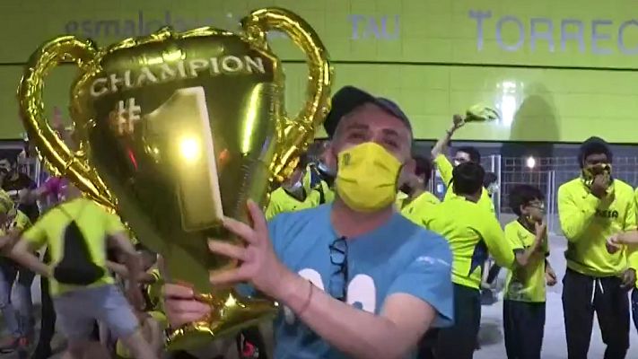 Telediario 1 - Fiesta en Villarreal por la Europa League