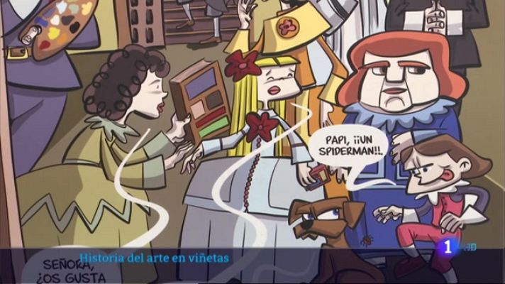 Noticias de Extremadura - La historia del arte a través de viñetas en el Luis de Morales en Badajoz