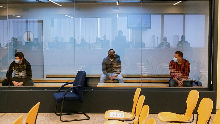 Telediario 1 - Condenados a entre 8 y 53 años de cárcel los tres acusados de los atentados de Cataluña