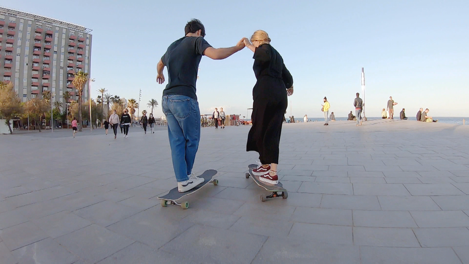 Baile en longboard