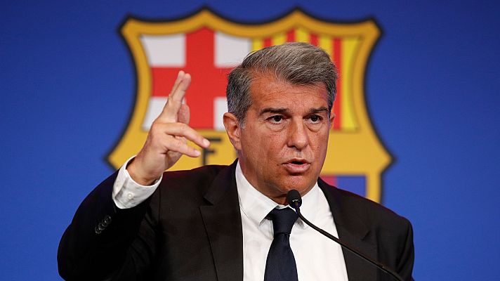 Telediario 1 - Laporta, sobre la renovación de Messi: "Estoy con un moderado optimismo"